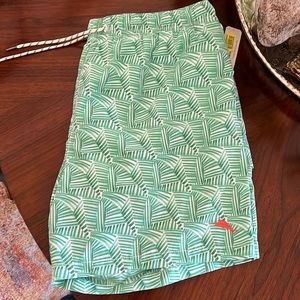 Tommy Bahama Mens Swim Trunk, size XL, 6” inseam